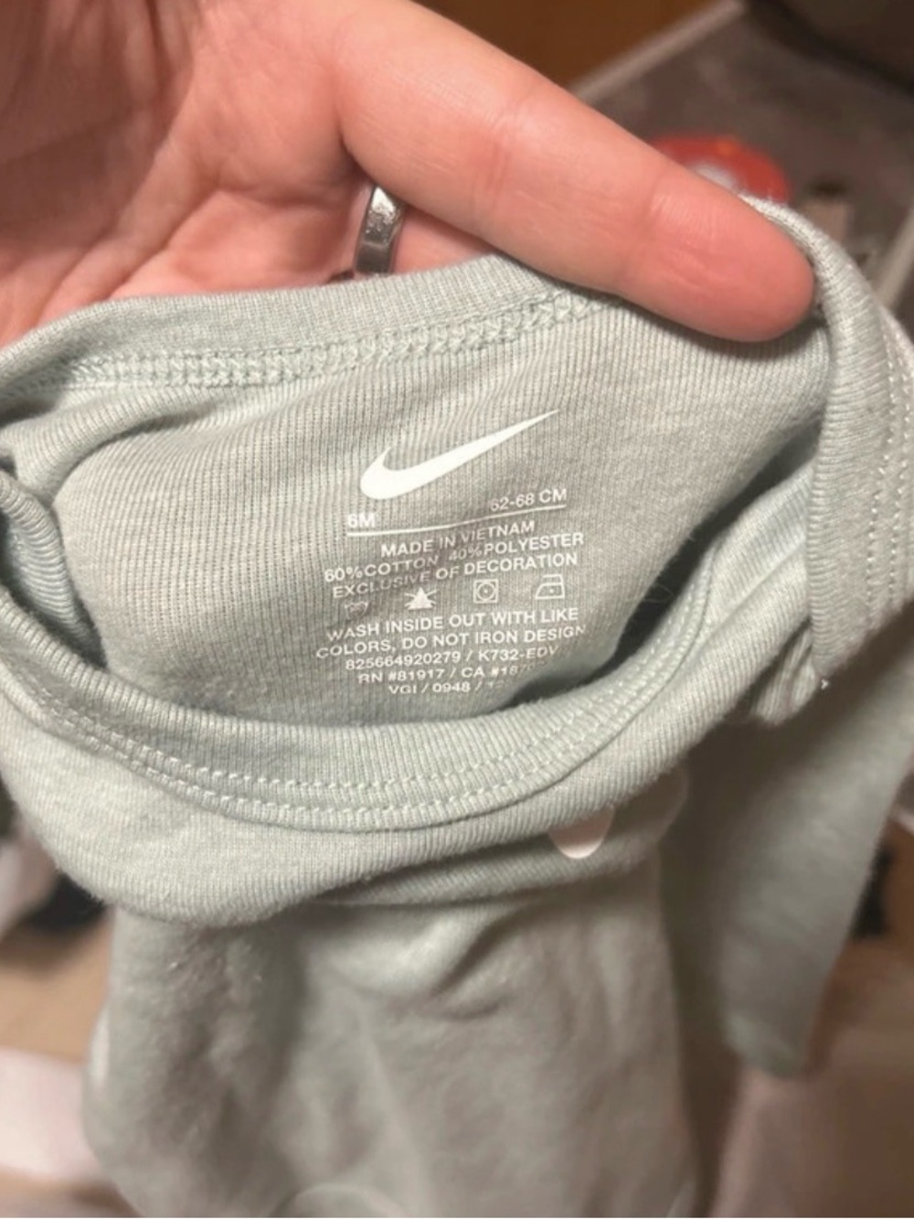 Nike kids Sage Green Crewneck Sweatshirt